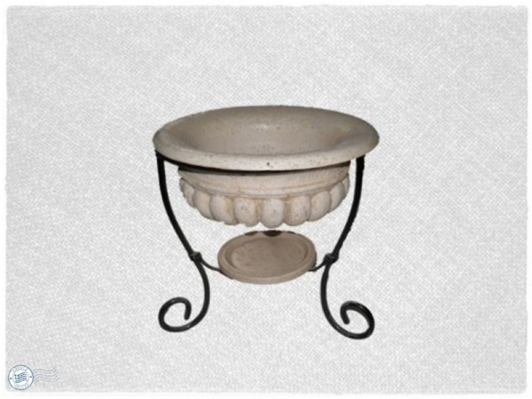 Γλάστρες Πέτρινες Γούρνες Τραβερτίνο Ιανός 