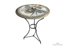 Mosaic bee patio garden tables