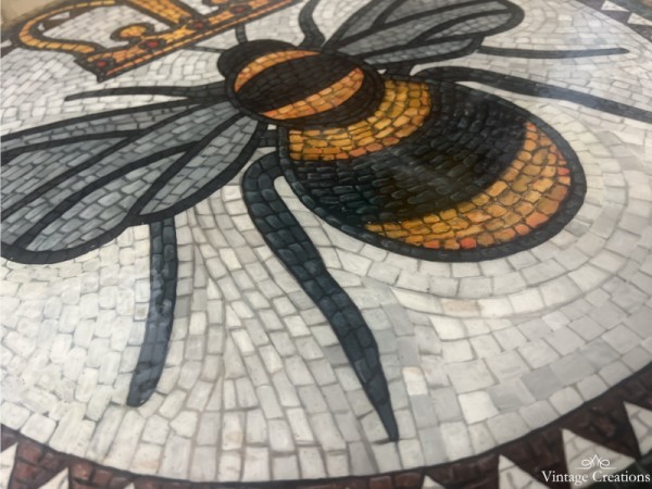 Mosaic bee patio garden tables