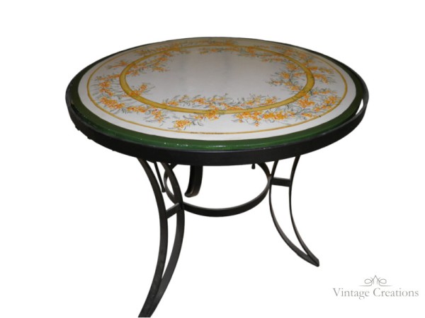 Retro Handmade tables Garden Terrace spring