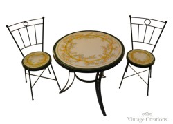 Retro Handmade tables Garden Terrace spring