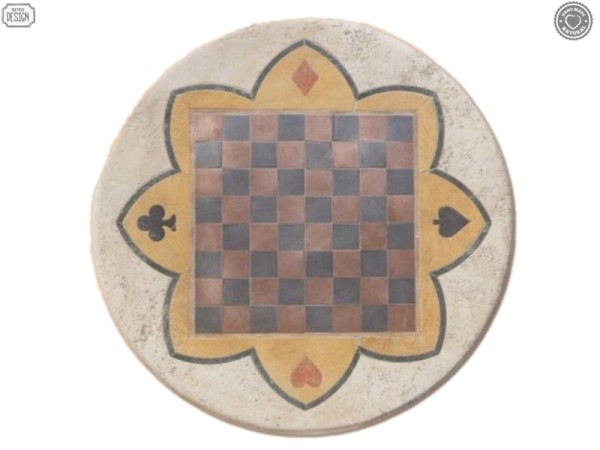 Chess Tables Handmade Painting Stone