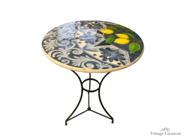 Round handmade tables Parga