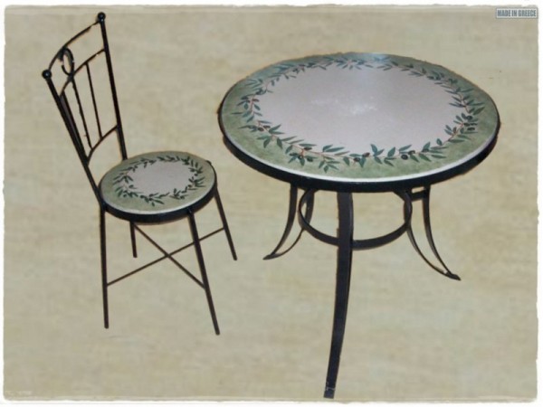 Tables And Chairs Painting Olive Offer