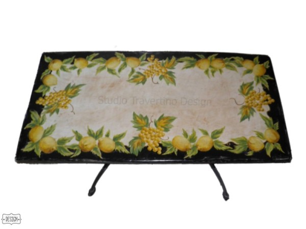 Painting Tables Retro Stone Vine