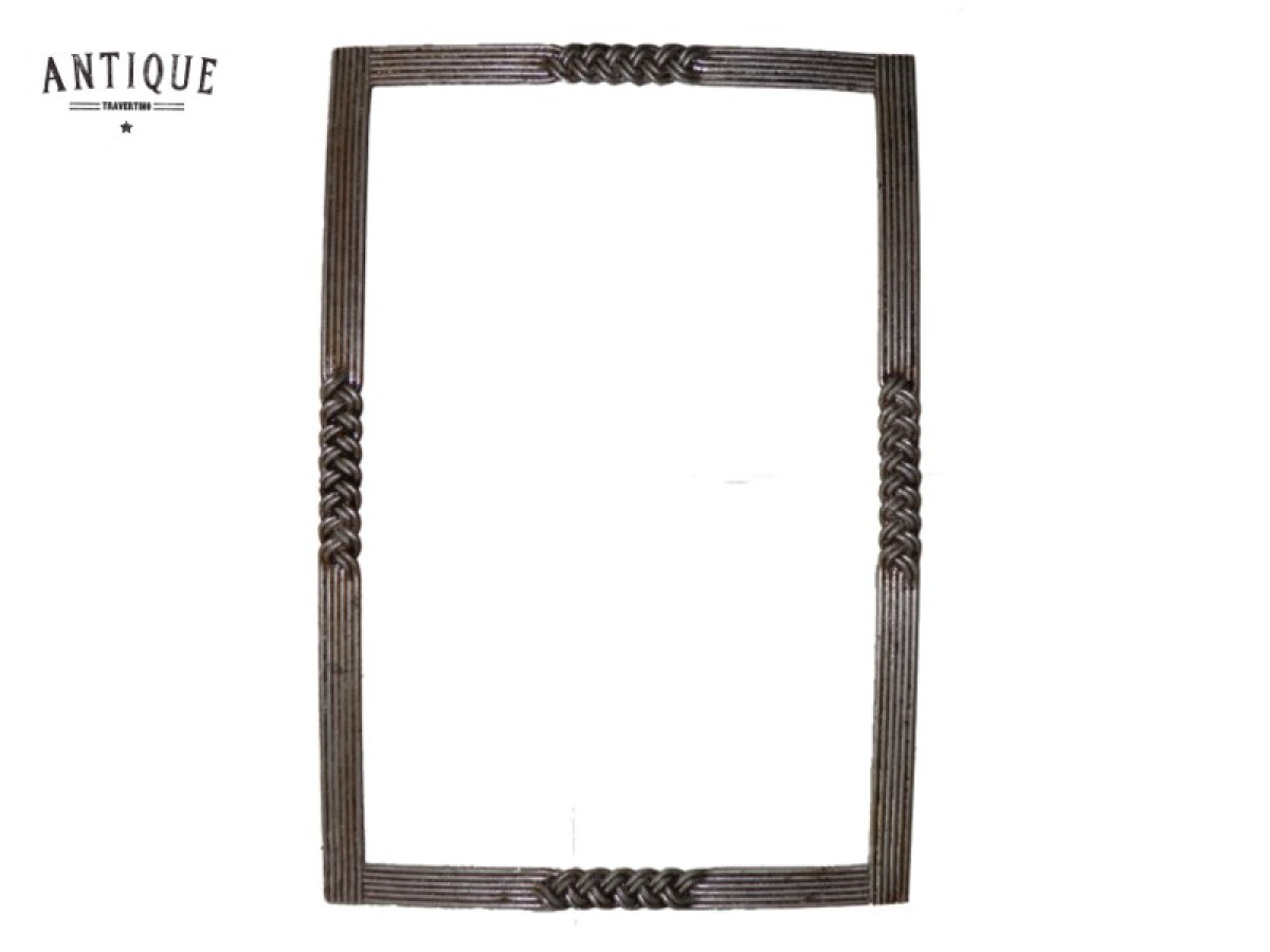 Τοίχου Καθρέπτες Από Μέταλλο Παλιό Ασήμι Πλάκα