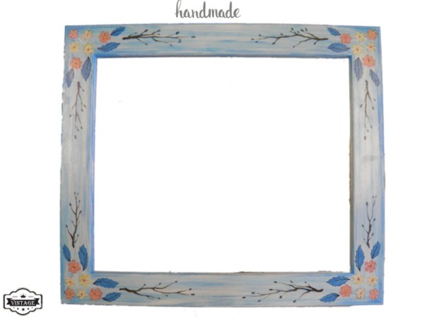 Ξύλινοι καθρέφτες με παλαίωση σμύρνη 60 χ 80 cm