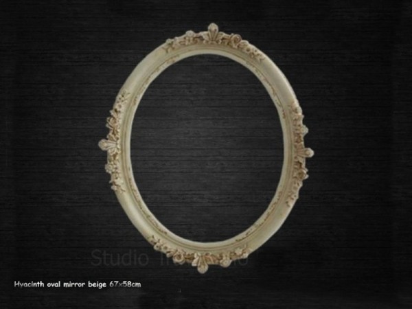 Handmade Oval Mirrors Hyacinth Rethymnon