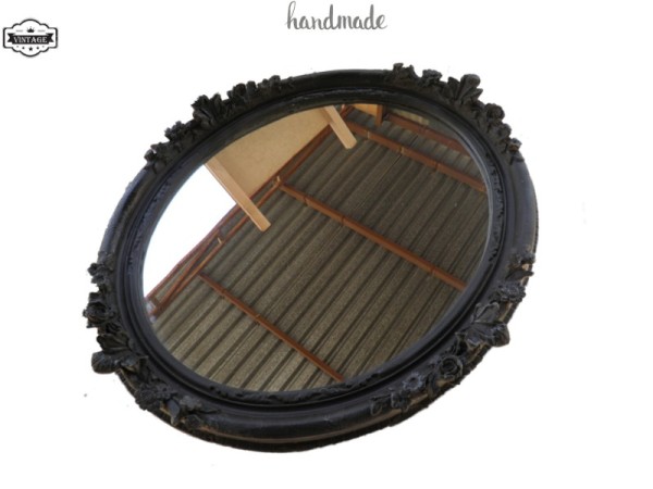 Handmade Oval Mirrors Hyacinth Rethymnon