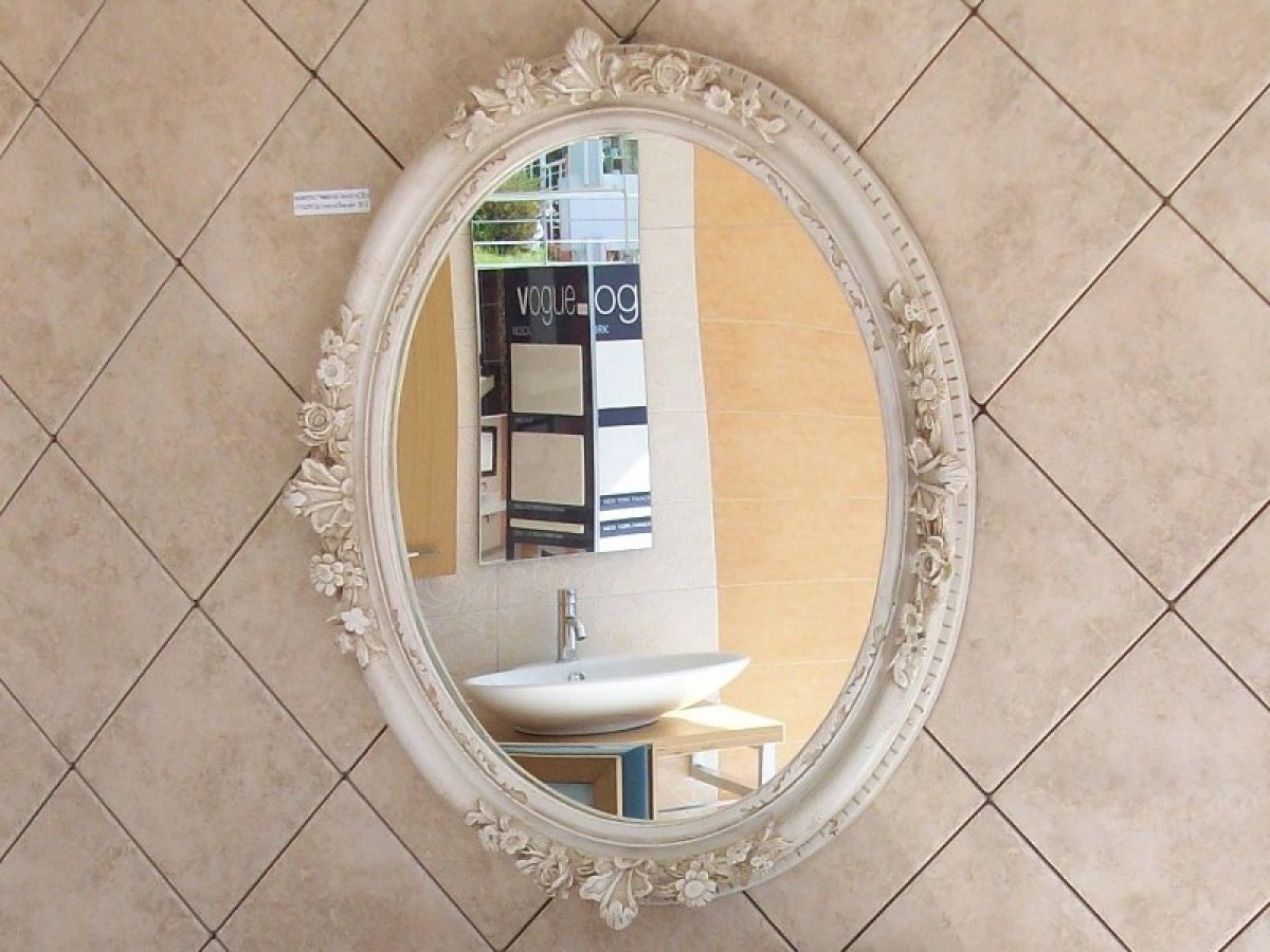 Handmade Oval Mirrors Hyacinth Rethymnon