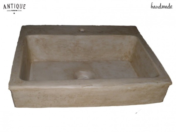 Antique Handmade Kitchen sink with a trough
