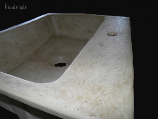 Antique Handmade Kitchen sink with a trough