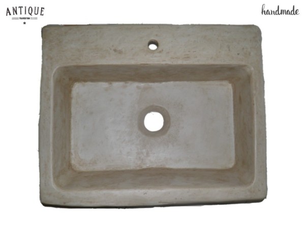 Antique Handmade Kitchen sink with a trough