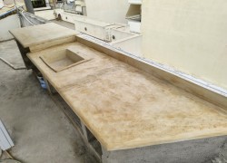 Τραβερτίνο πάγκος χειροποίητος μπάρμπεκιου τιμή 