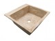 Small Handmade Stone Kitchen Sink 48.5 x 48.5 x 17 cm