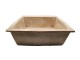 Small Handmade Stone Kitchen Sink 48.5 x 48.5 x 17 cm