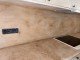 Vintage kitchen composition travertino kitchen counter and backsplash