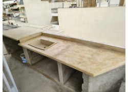 Τραβερτίνο πάγκος χειροποίητος μπάρμπεκιου τιμή 