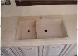 Vintage Κουζίνας Πάγκος Χειροποίητος Φυσικός Μπεζ