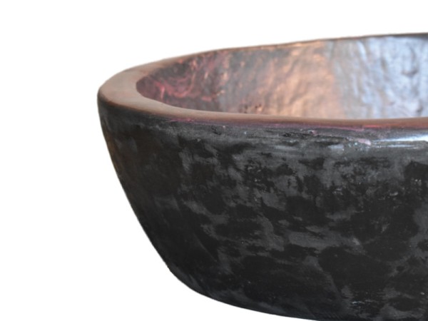 Handmade Bath Sink Bicolor Glafki Salmon Black