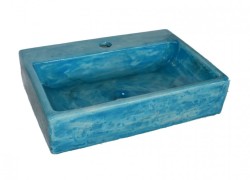 Χειροποίητος Νιπτήρας Μπάνιου Φήμιος Μπλε