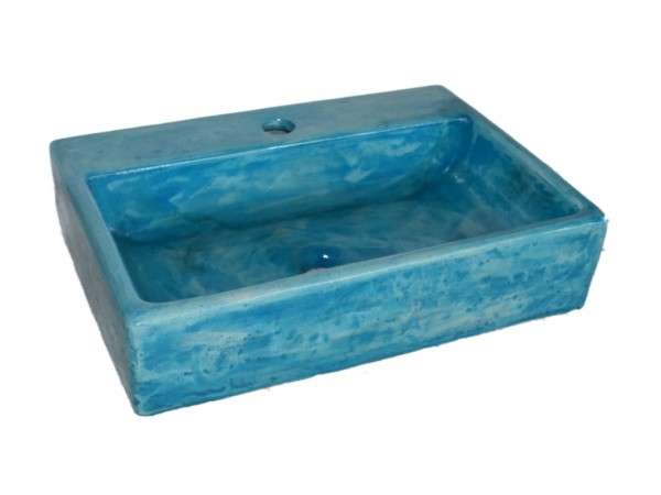 Χειροποίητος Νιπτήρας Μπάνιου Φήμιος Μπλε