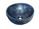 Handmade Metal Sink Iridescent Blue Turquoise
