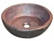 Handmade Bath Sink Bicolor Glafki Salmon Black