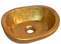 Νιπτήρας Χειροποίητος Νικίας Χρυσός