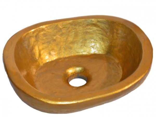 Νιπτήρας Χειροποίητος Νικίας Χρυσός