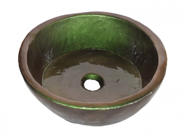 Iridescent Green Trough Glafki Glossy