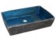 Bathroom Sink Handmade Myron 60 Blue Black