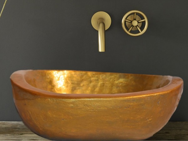 Νιπτήρας Χειροποίητος Νικίας Χρυσός