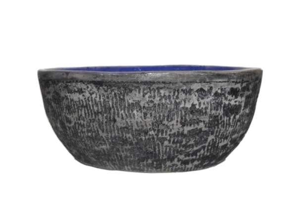 Θέων Χειροποίητος Επιτραπέζιος Νιπτήρας Δίχρωμος Μωβ Μαύρος 