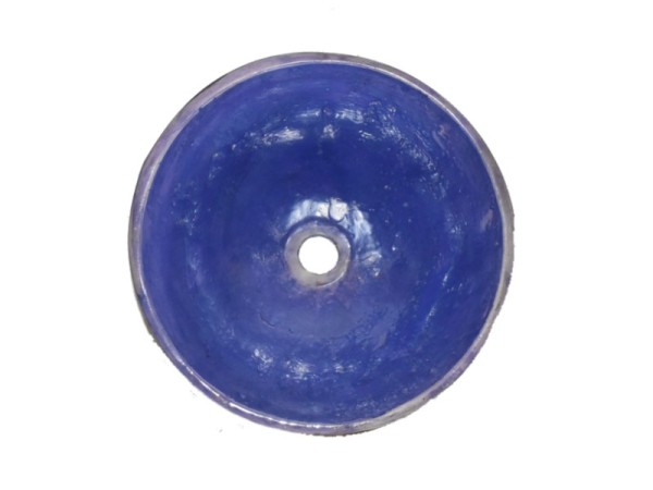 Θέων Χειροποίητος Επιτραπέζιος Νιπτήρας Δίχρωμος Μωβ Μαύρος 