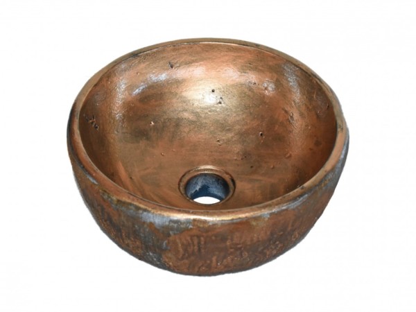 Wc Νιπτήρας Χειροποίητος Αρτέμων Σκουριά Και Χαλκός 