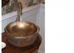 Wc Νιπτήρας Χειροποίητος Αρτέμων Σκουριά Και Χαλκός 