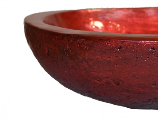 Handmade bathroom washbasin Zeus red Iridizon