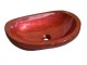 Handmade bathroom washbasin Zeus red Iridizon