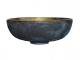 Seated Bathroom Sink Rustic Stone Oxidized With Gold
