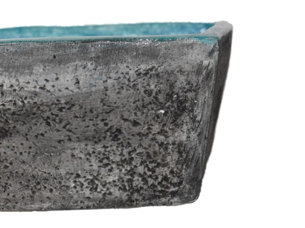 Επιτραπέζιος Δίχρωμος Νιπτήρας Μύρωνας Μαύρος Τιρκουάζ