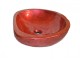 Handmade bathroom washbasin Zeus red Iridizon