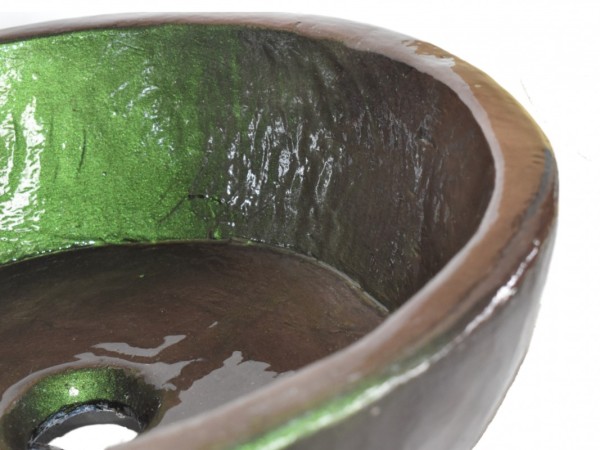 Iridescent Green Trough Glafki Glossy