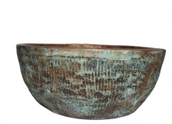 Ρουστίκ Νιπτήρες Τραβερτίνο Μπάνιου Χειροποίητοι Θέων Οξειδωμένοι Transparent