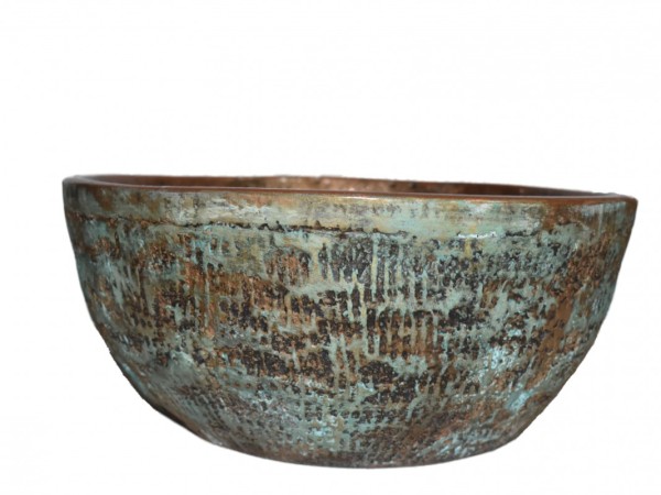 Ρουστίκ Νιπτήρες Τραβερτίνο Μπάνιου Χειροποίητοι Θέων Οξειδωμένοι Transparent