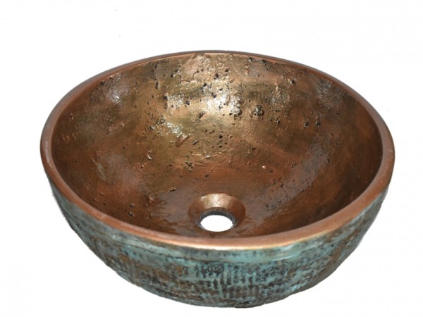 Ρουστίκ Νιπτήρες Τραβερτίνο Μπάνιου Χειροποίητοι Θέων Οξειδωμένοι Transparent