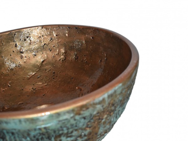 Ρουστίκ Νιπτήρες Τραβερτίνο Μπάνιου Χειροποίητοι Θέων Οξειδωμένοι Transparent