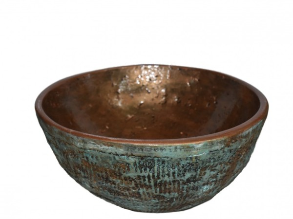 Ρουστίκ Νιπτήρες Τραβερτίνο Μπάνιου Χειροποίητοι Θέων Οξειδωμένοι Transparent