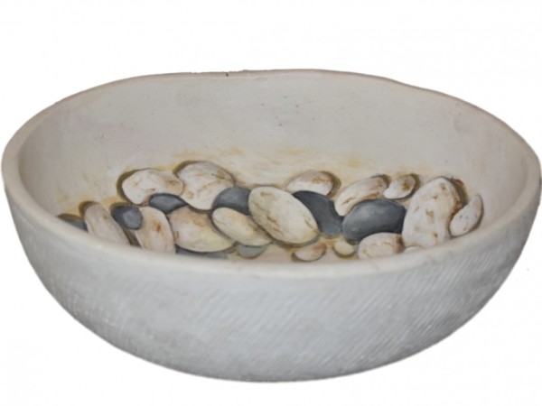Round Washbasin Handmade Pebble Design Prices