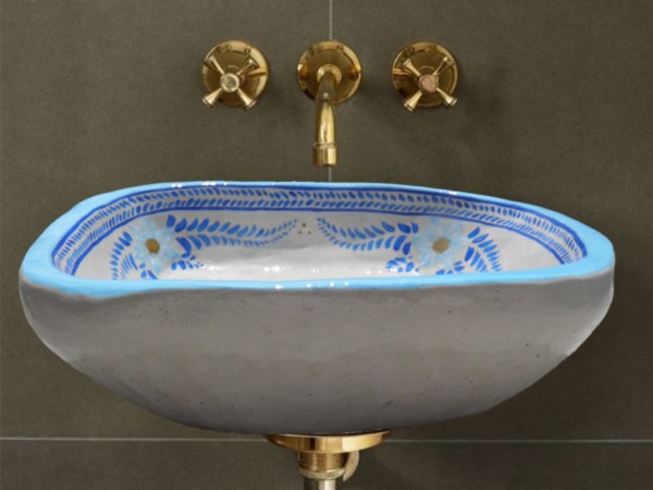 Symi Vintage Stone Bathroom Sinks